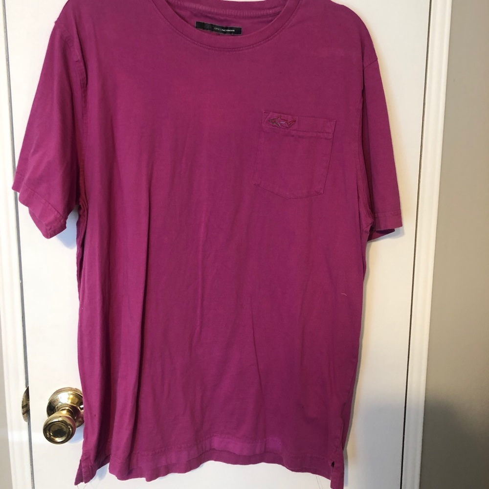 Pink men’s pocket t shirt